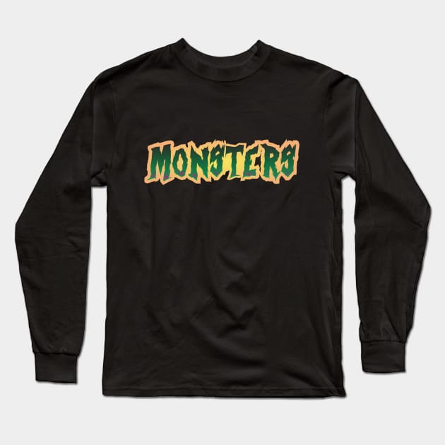 Monsters Long Sleeve T-Shirt by w.d.roswell